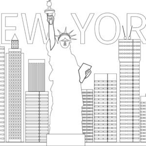 New york coloring pages printable for free download