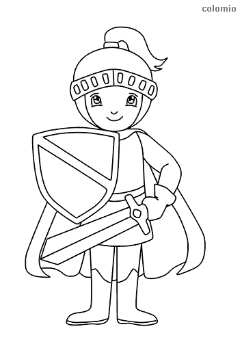 Knights coloring pages free printable knight coloring sheets