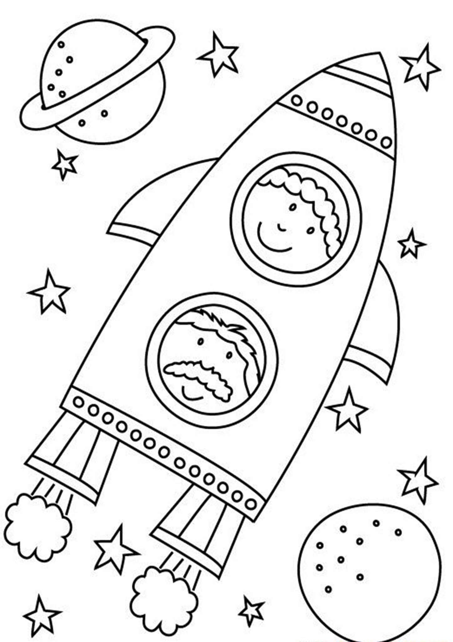 Free easy to print space coloring pages planetas para colorear espacio artesanal preescolar espacial