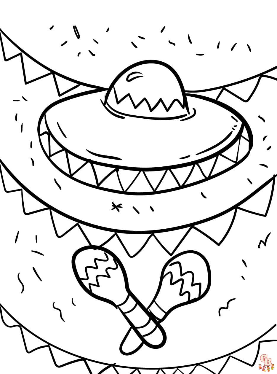 Printable hispanic heritage month coloring pages free