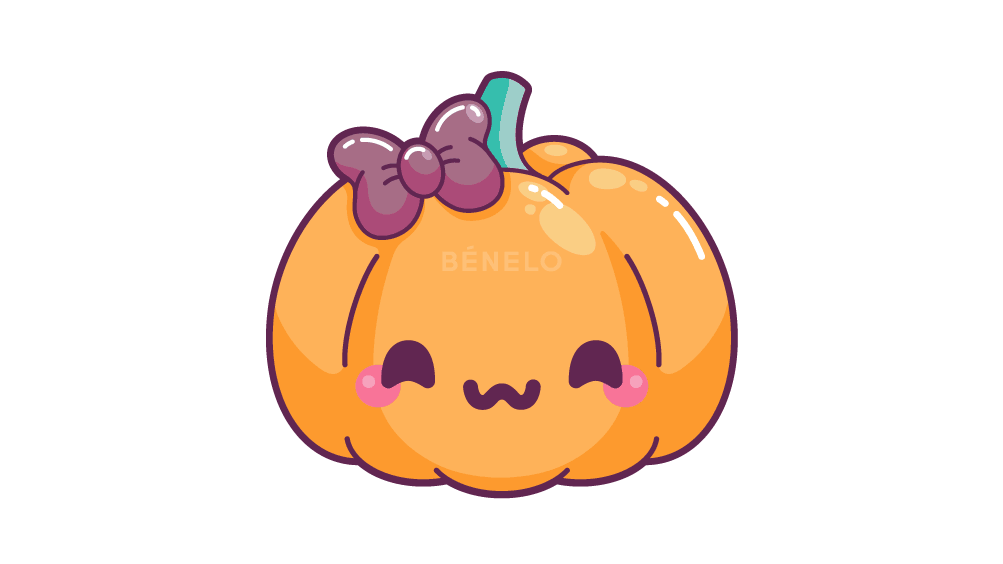 Dibujo calabaza halloween fãcil