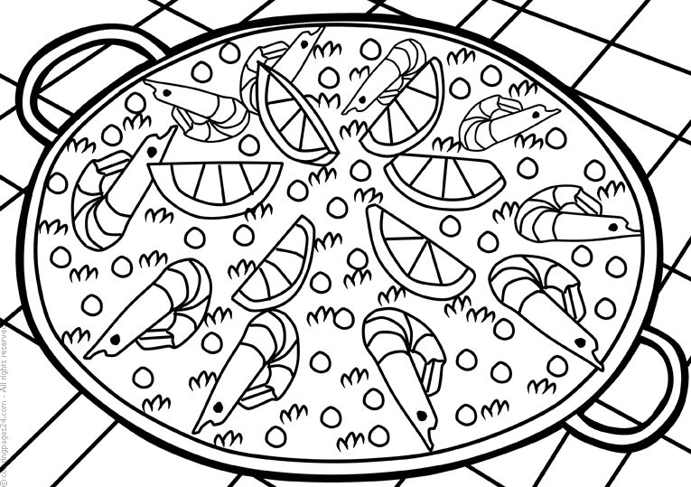 Spain coloring pages