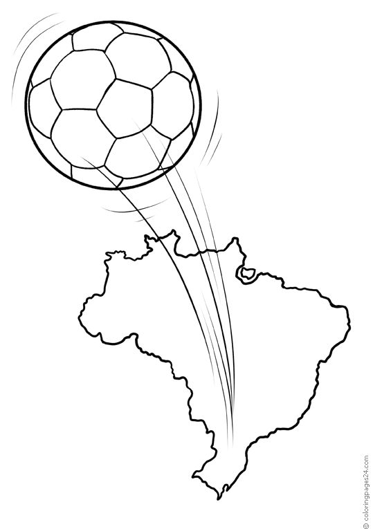 Brazil coloring pages