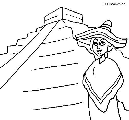 Mexico coloring page