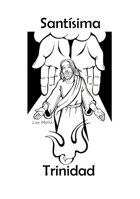 Dibujo santãsima trinidad santisima trinidad trinidad santos