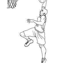 Basketball coloring pages