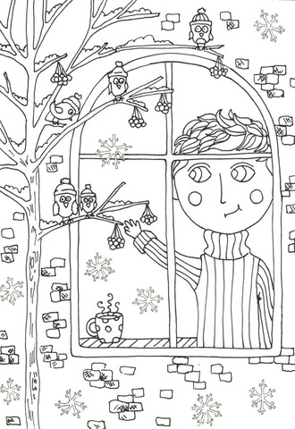 Peter boy in november coloring page free printable coloring pages