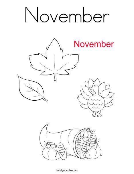 November coloring page coloring pages free printable coloring pages coloring pages for kids