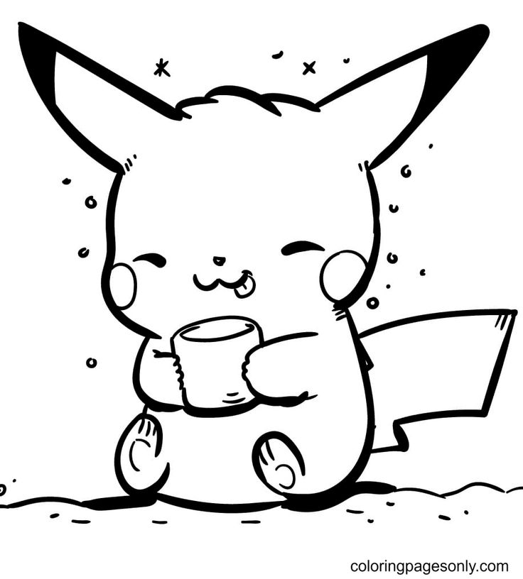 Pikachu coloring pages