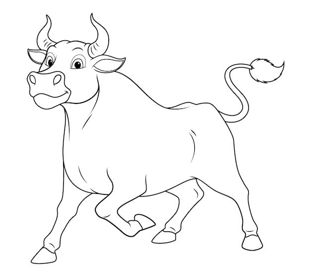Vector ilustraciãn animal de dibujos ani premium vector freepik vector bufalo toro toro