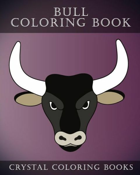 Bull coloring book simple line drawing bull coloring pag