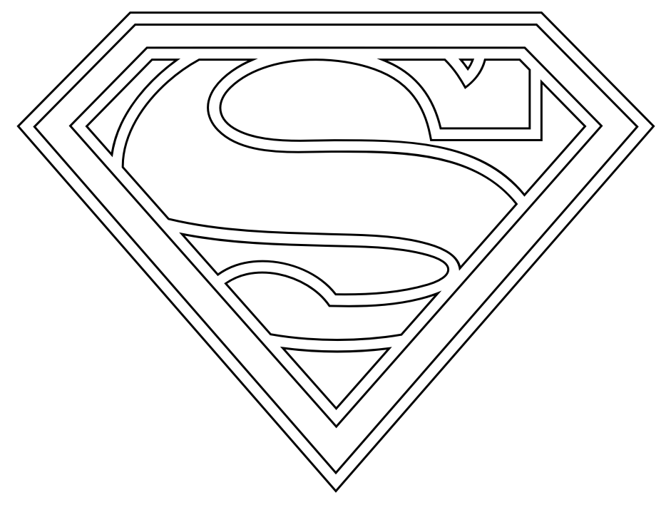 Free printable superman coloring pages for kids