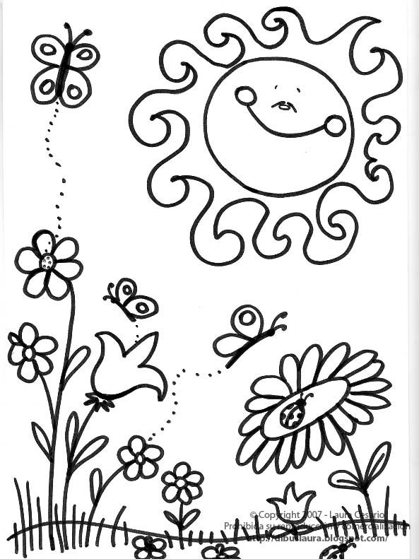 Colorea spring coloring pages summer coloring pages spring coloring sheets