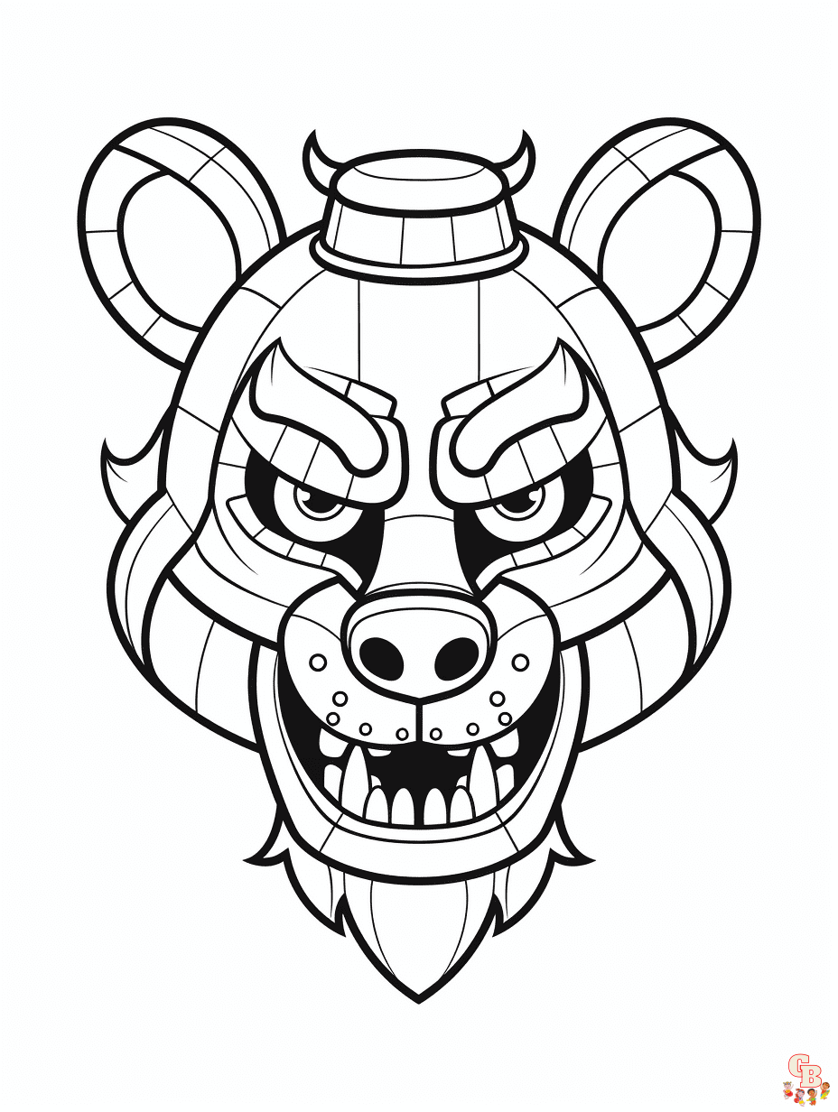 Five nights at freddys coloring pages dã rienda suelta a su creatividad