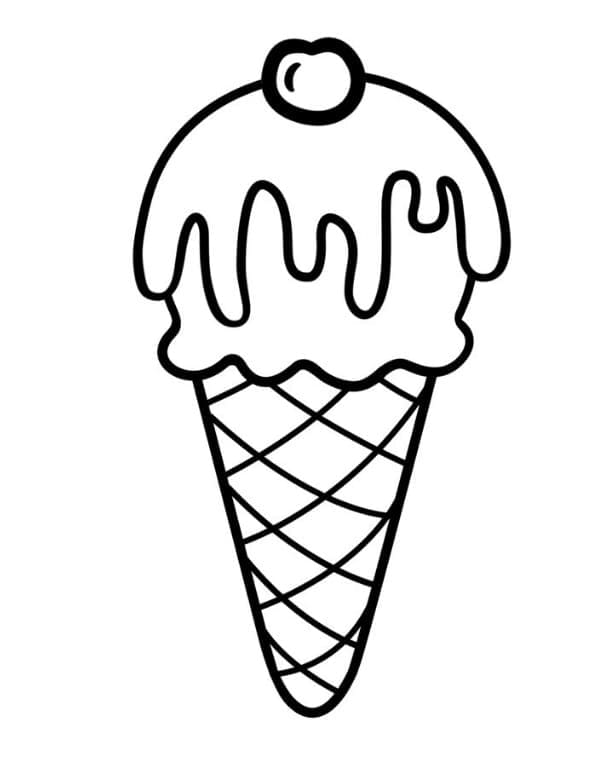 Free printable ice cream coloring pages for kids
