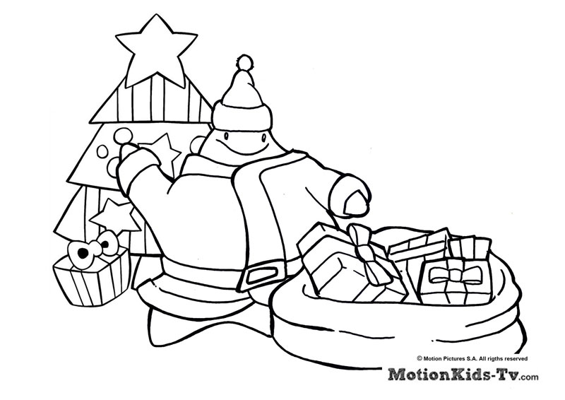 Christmas coloring pages with our cartoon characters activities for kids motionkids