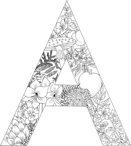 Letter a coloring page free printable coloring pag digns coloring books free printable coloring pag coloring letters