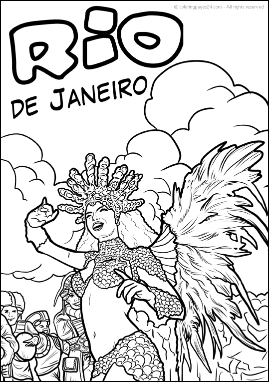 Brazil coloring pages