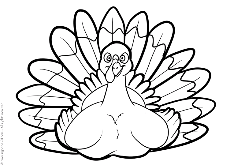 Thanksgiving coloring pages