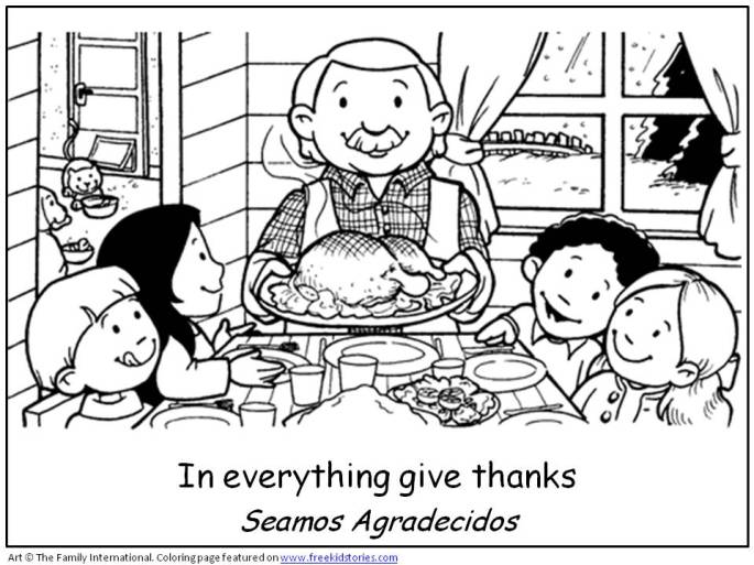 Dia de acciãn de gracias â pãginas para pintar â thanksgiving coloring pages â free kids stories