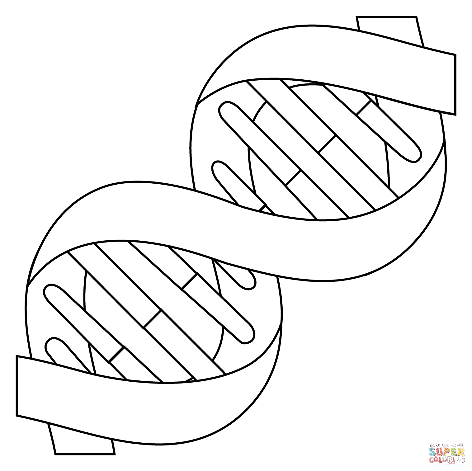 Dibujo de emoji de adn para colorear dibujos para colorear imprimir gratis