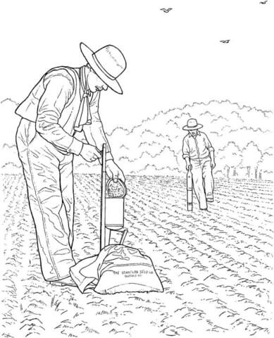 Farming coloring page free printable coloring pages