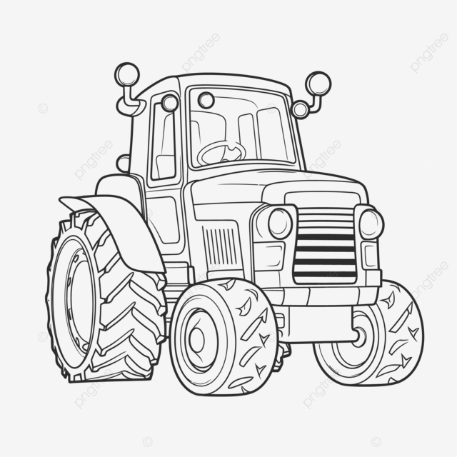 Dibujo de pagina para colorear tractor agricola frco paginas gratis ninos quema bosquejo vector png dibujos dibujo de ala dibujo de granja dibujo de tractor png y vector para dcargar gratis