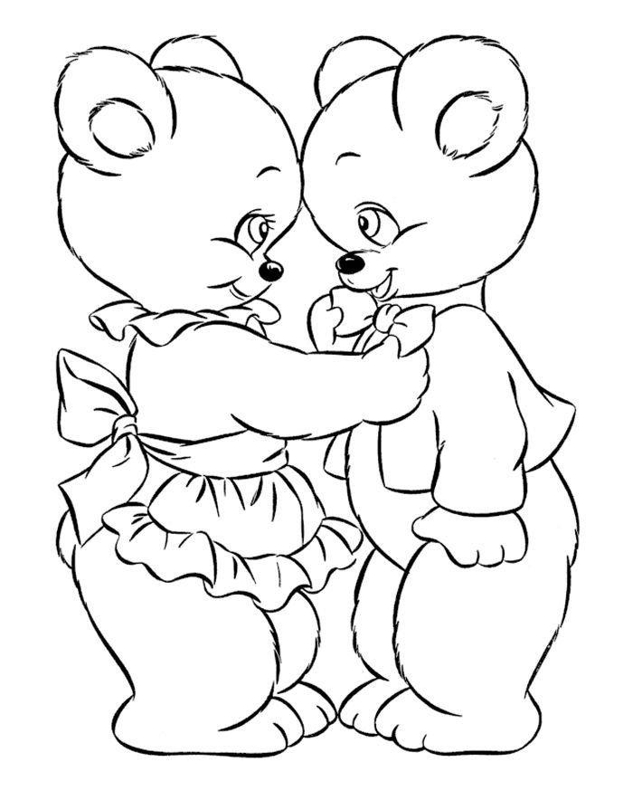 Dibujos de amor para colorear e imprimir gratis teddy bear coloring pag bear coloring pag animal coloring pag