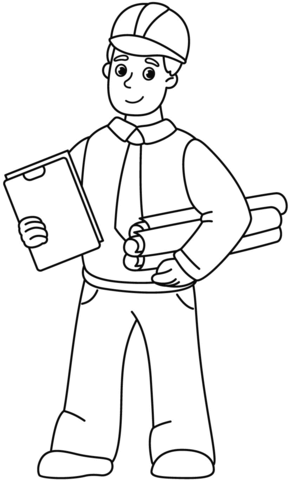 Architect coloring page free printable coloring pages