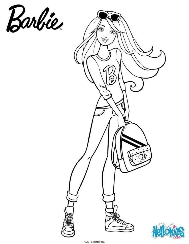 Pin by lupiis on partidos barbie coloring pages barbie coloring barbie drawing