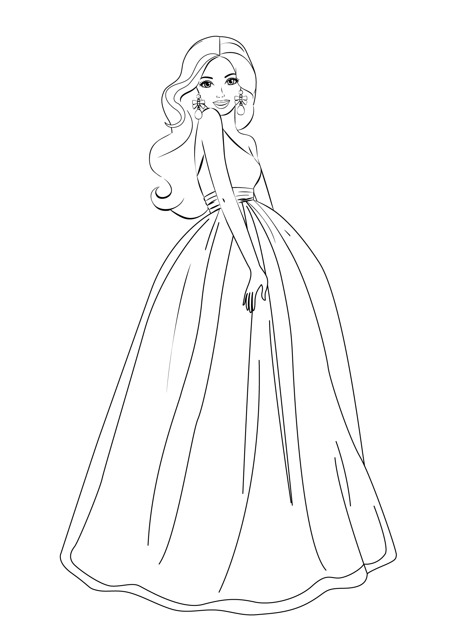 Barbie coloring pages for girls free printable barbie coloring pages barbie coloring coloring pages for girls