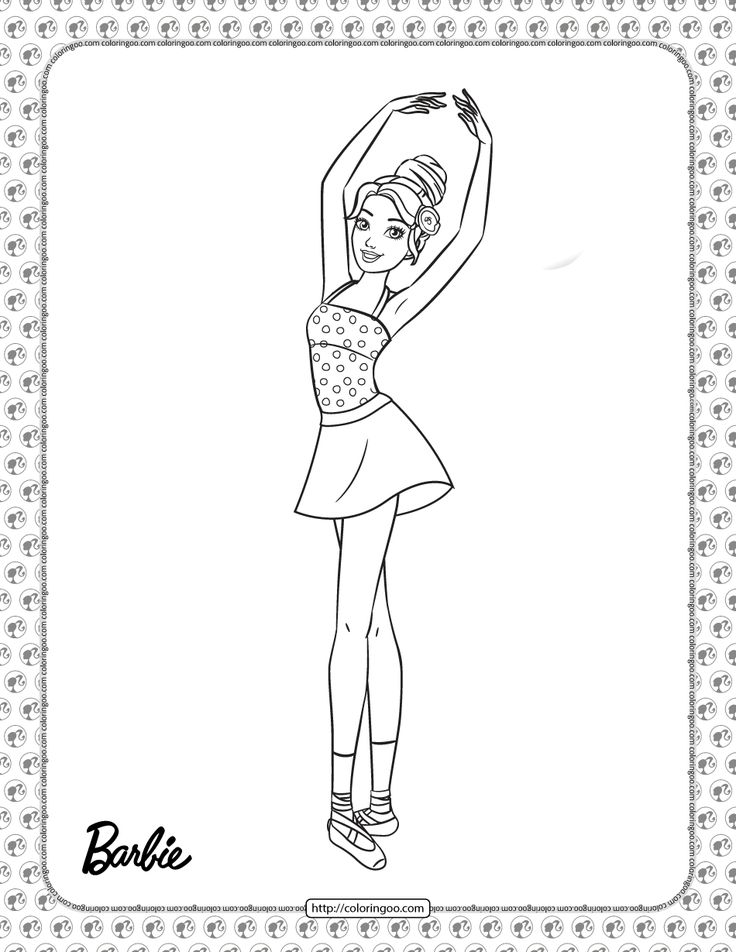 Printable ballerina barbie coloring page barbie coloring pages barbie coloring coloring pages