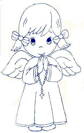 Pin de hilda barrera en coloring angeles para bautizo angeles para colorear angelitas para bautizo