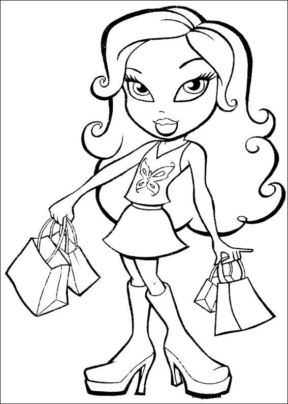 Bratz coloring pages learn to coloring princess coloring pages coloring pages cartoon coloring pages