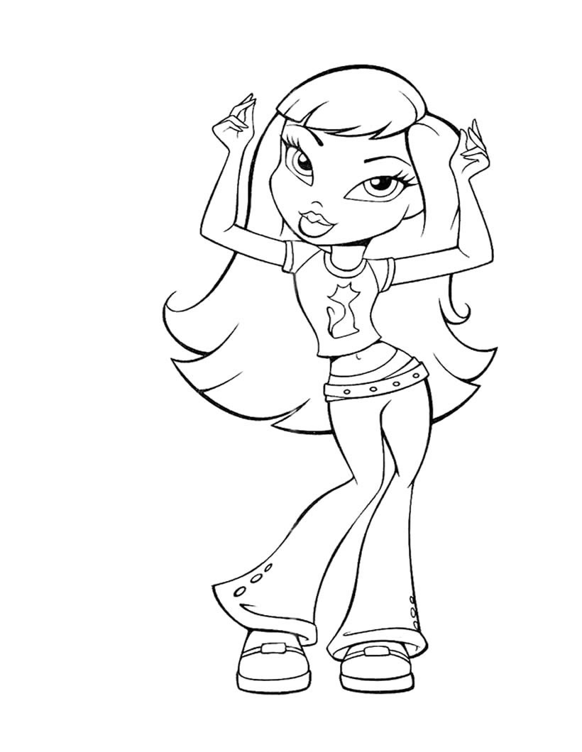 Bratz coloring pages