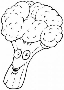 Brocoligif ã coloring pages vegetable coloring pages coloring pages for kids