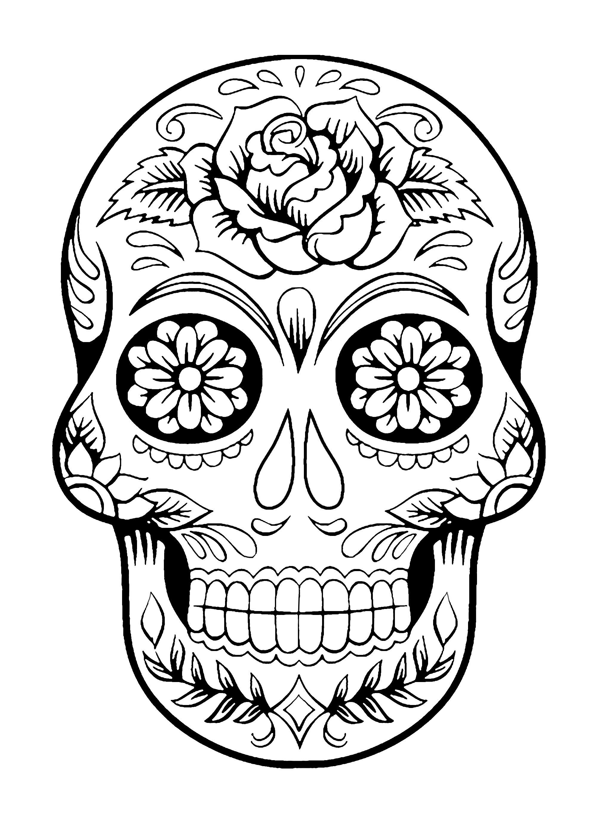 El dãa de los muertos artist artisabelle skull coloring pages sugar skull drawing skull drawing