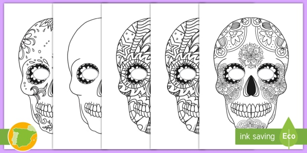 Calaveras de halloween dibujos de catrinas teacher