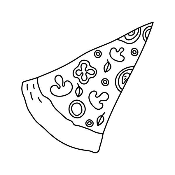 Imãgenes fotos de stock objetos en d y vectores sobre coloring book pizza