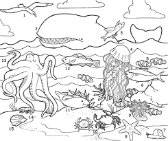 Dibujos de ecosistemas para colorear