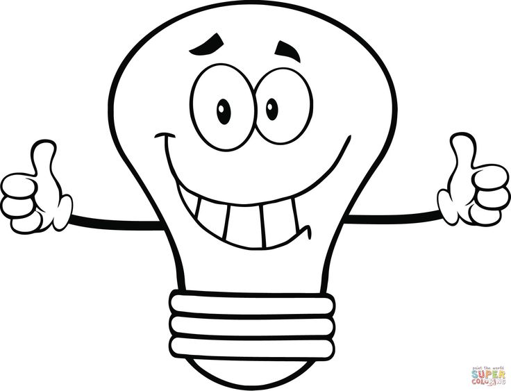 Light bulb coloring page lightbulbcoloringpage lightbulbcoloringpagefreeprintable check more atâ matematicas para colorear fisica matematica dãa de la tierra