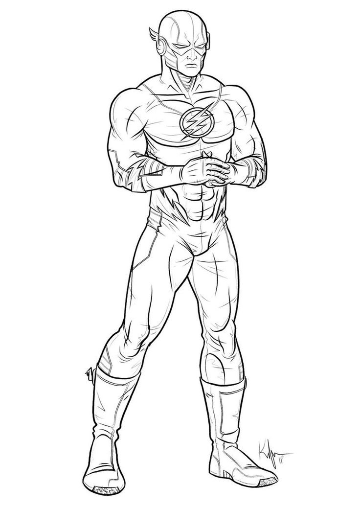 Coloring pages of flash