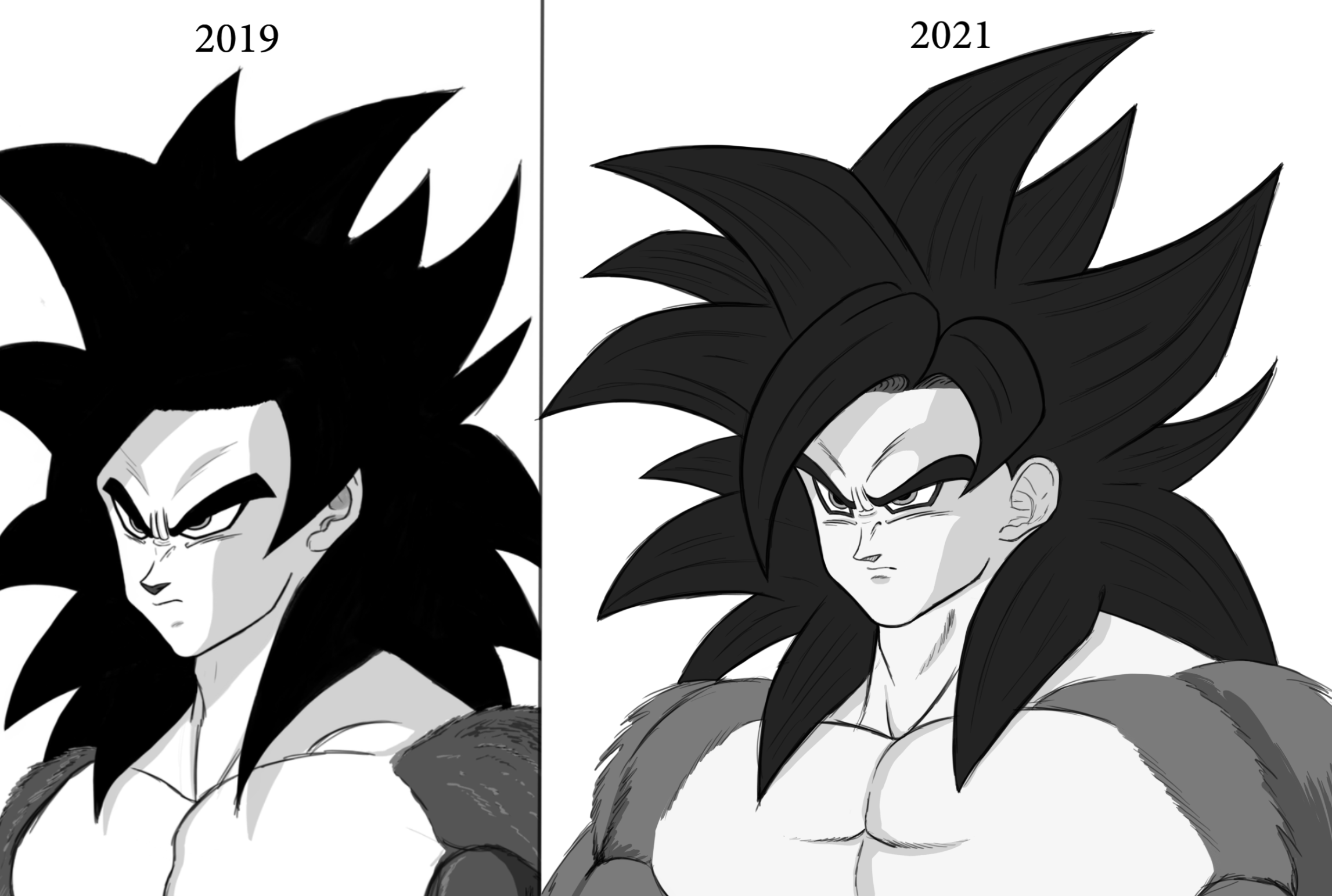 Ssj goku redraw drawn by me rdbz