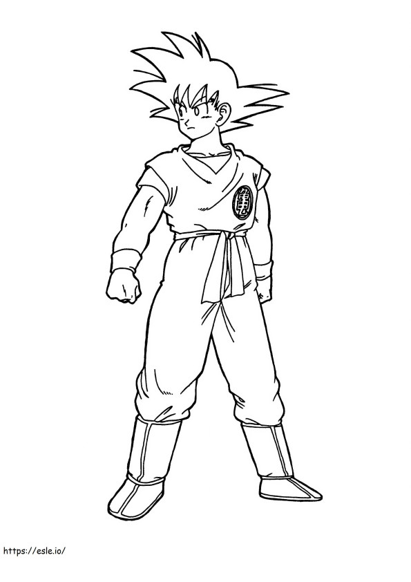 Goku coloring pages coloring pages