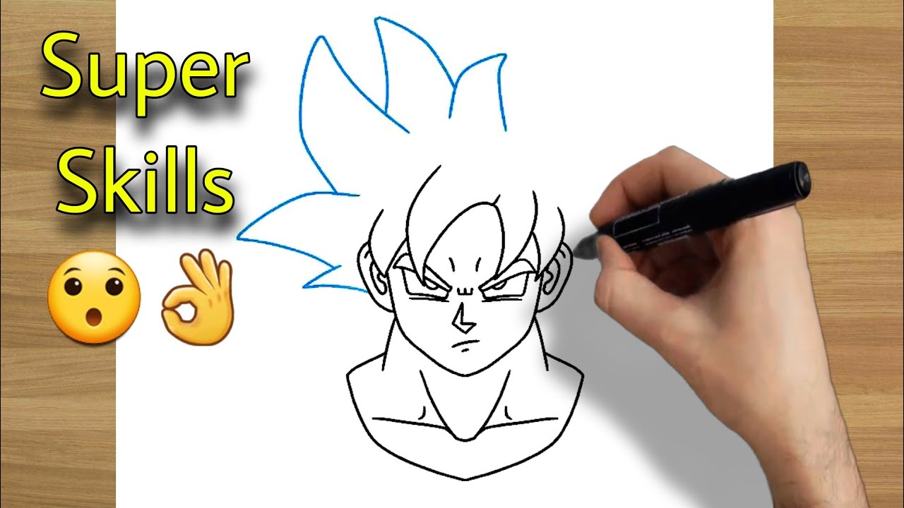 How to draw goku