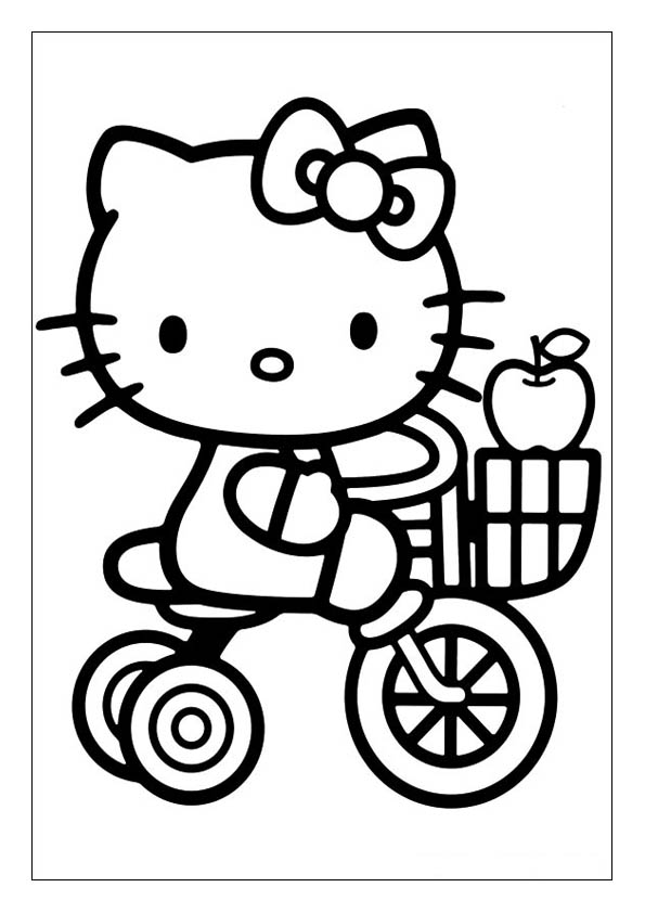 Hello kitty para colorear â dibujos de hello kitty para colorear