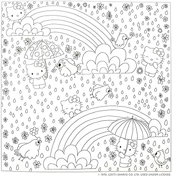 Hello kitty friends coloring book sanrio libros