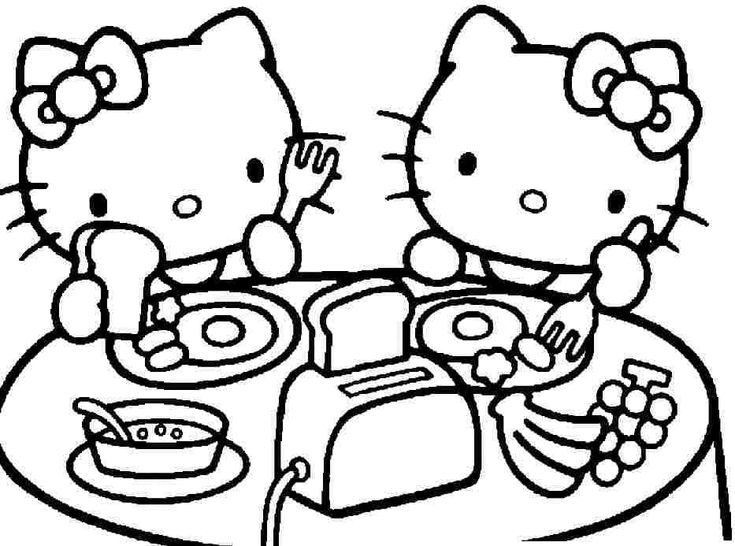 Dibujos de hello kitty para colorear imprime gratis imãgenes hello kitty colouring pages kitty coloring birthday coloring pages