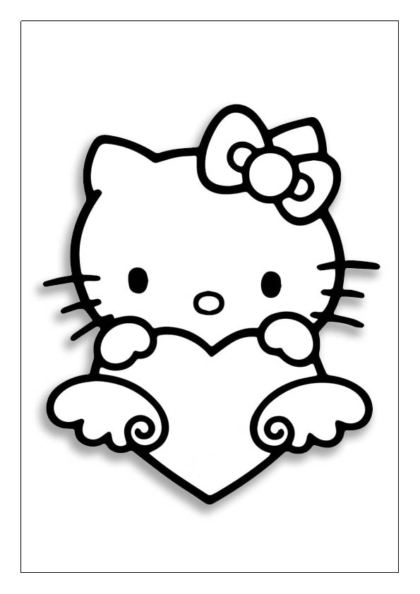 Hello kitty para colorear â dibujos de hello kitty para colorear