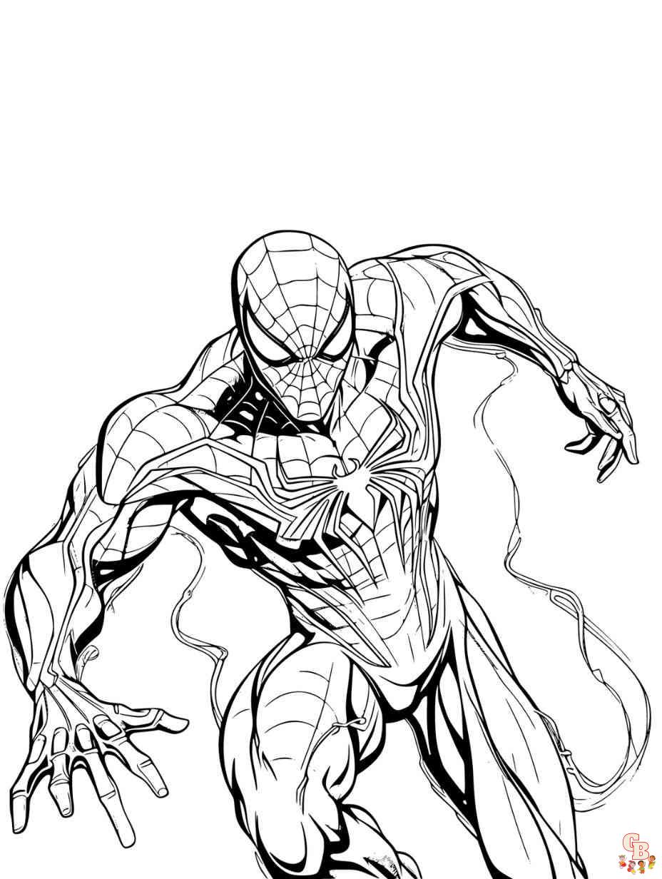 Explore nuestra colecciãn de imprimibles spiderman dibujos para colorear gratis